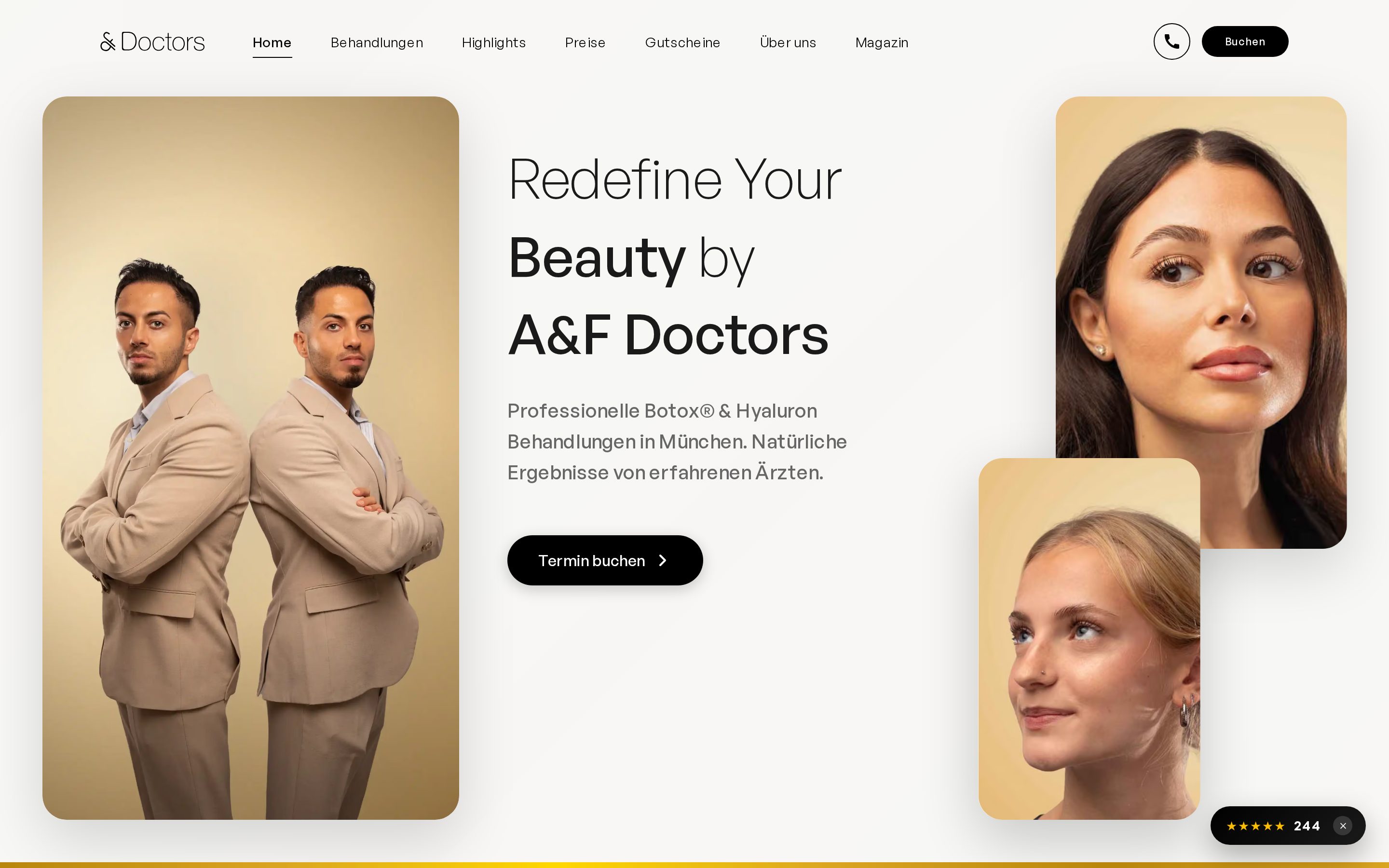 A&F Doctors — Website, Magazin & Praxis-CMS